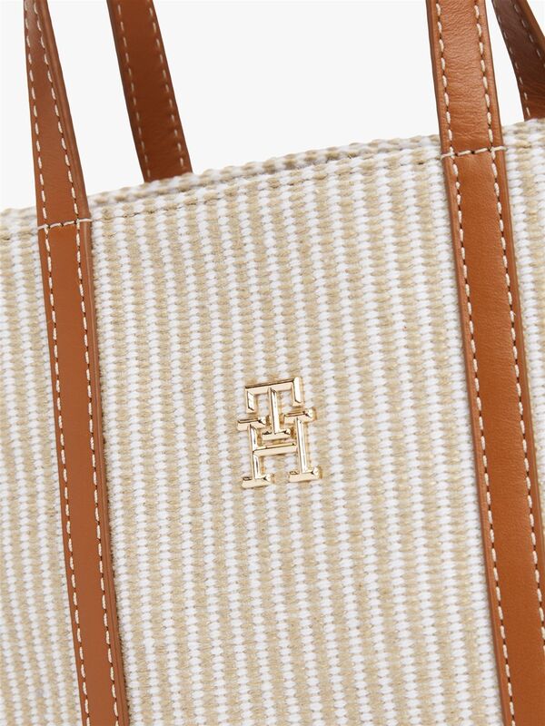 TH PREMIUM BEACH LE MINI TOTE Kadın Bej Çanta - AW0AW17208