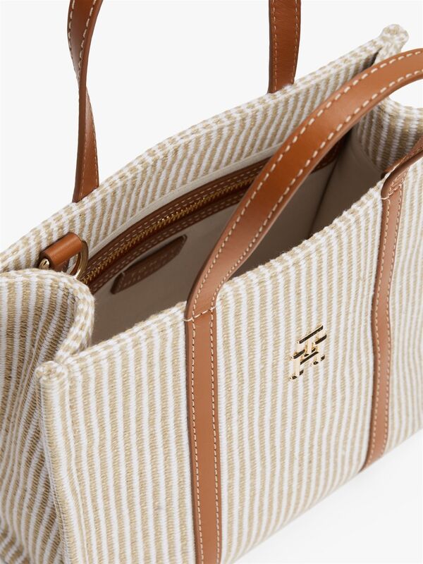 TH PREMIUM BEACH LE MINI TOTE Kadın Bej Çanta - AW0AW17208