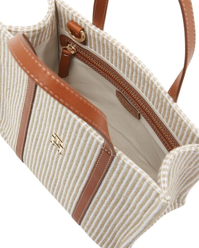 TH PREMIUM BEACH LE MINI TOTE Kadın Bej Çanta - AW0AW17208