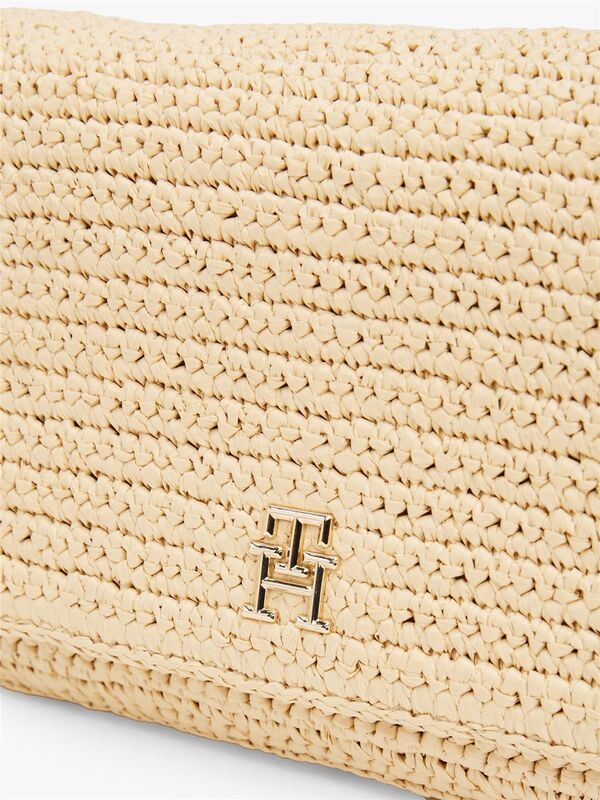 TH SPRING LOGO CONV CROSSOVER Kadın Bej Çanta - AW0AW17224