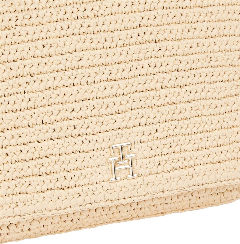 TH SPRING LOGO CONV CROSSOVER Kadın Bej Çanta - AW0AW17224