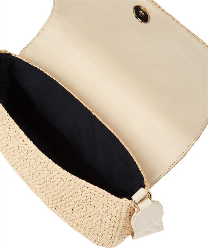 TH SPRING LOGO CONV CROSSOVER Kadın Bej Çanta - AW0AW17224