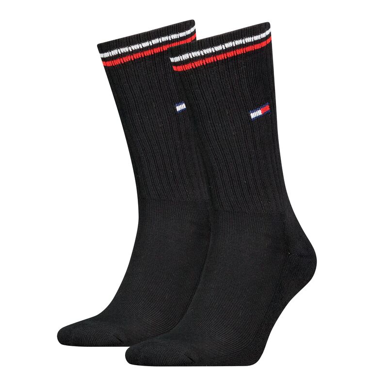 Tommy Hilfiger - TH UNI TJ SOCK 2P IC Uniseks Siyah Çorap - S701228176