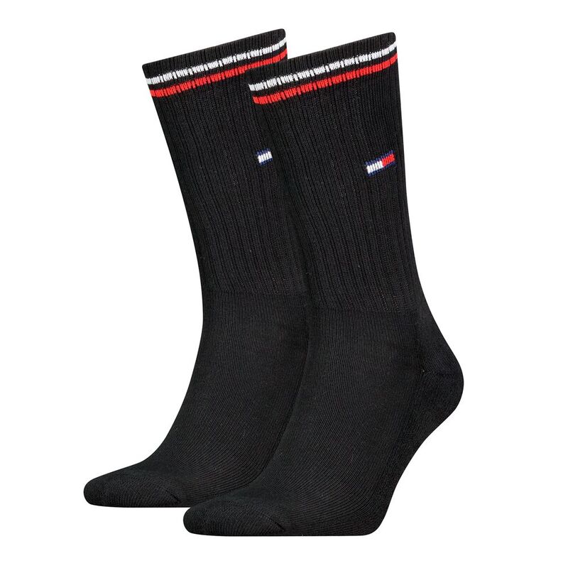 Tommy Hilfiger - TH UNI TJ SOCK 2P IC Uniseks Siyah Çorap - S701228176