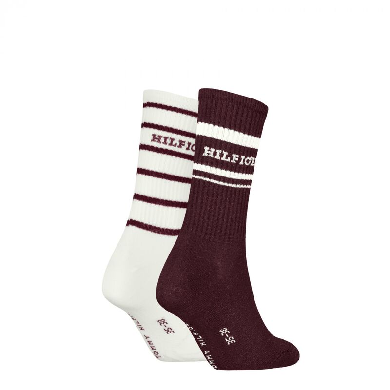 TH WOMEN SOCK 2P HILFIGER Kadın Gri Çorap - S701236457
