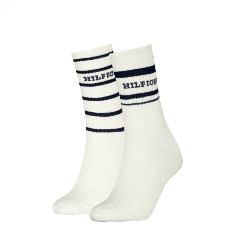 Tommy Hilfiger - TH WOMEN SOCK 2P HILFIGER Kadın Mavi Çorap - S701236457