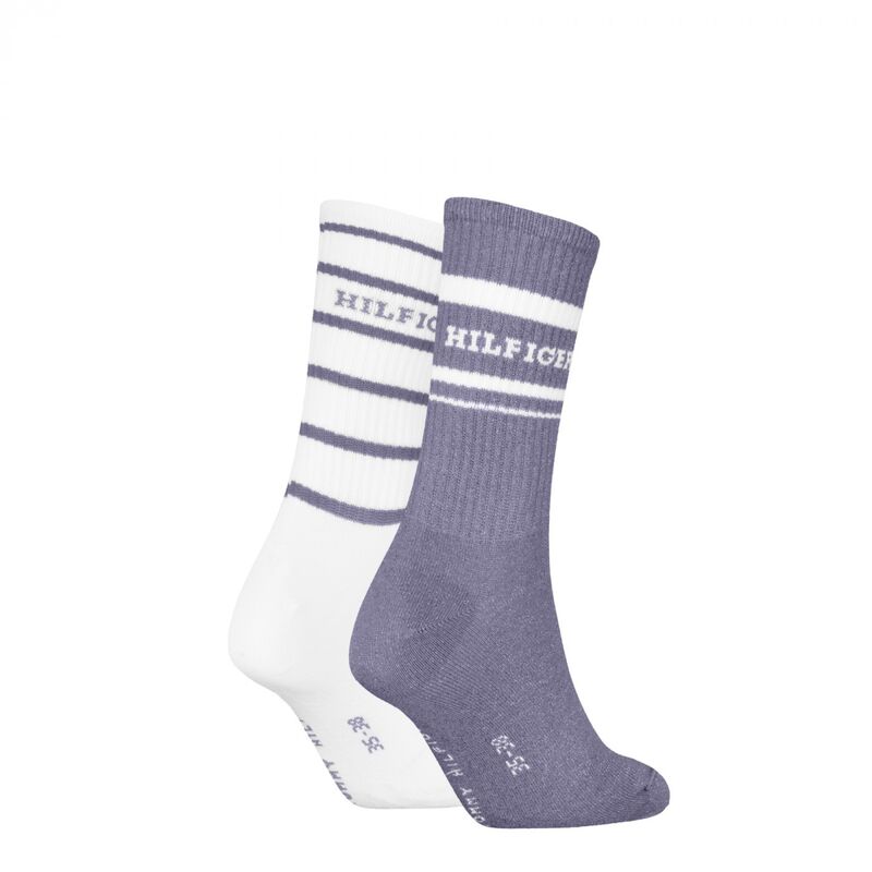 TH WOMEN SOCK 2P HILFIGER Kadın Mor Çorap - S701236457