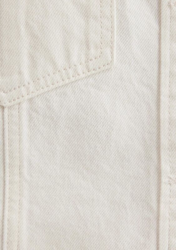 THALIA Kadın Beyaz Denim Ceket - M1110289