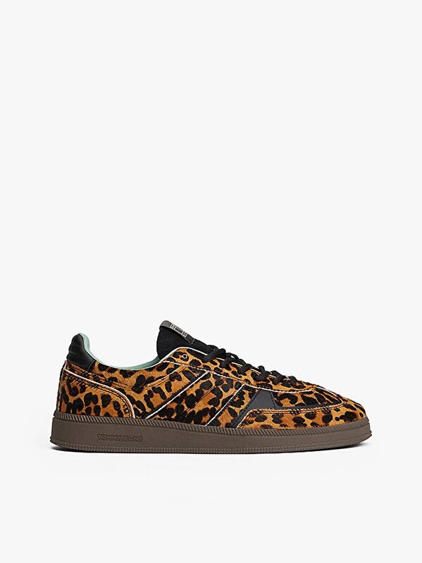 Tommy Hilfiger - THE GREENWICH EDGE LEOPARD Kadın Beyaz Spor Ayakkabı - EN0EN02904