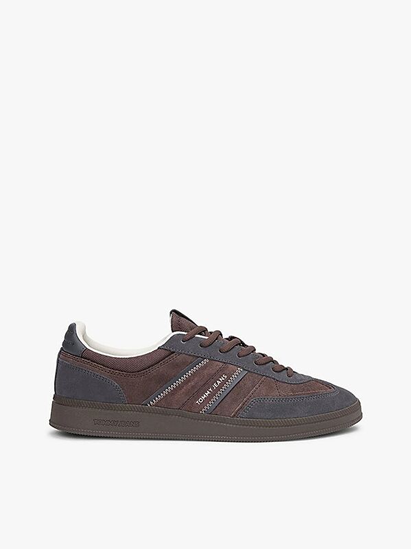 Tommy Hilfiger - THE GREENWICH EDGE SUEDE Erkek Gri Sneakers - EM0EM01662