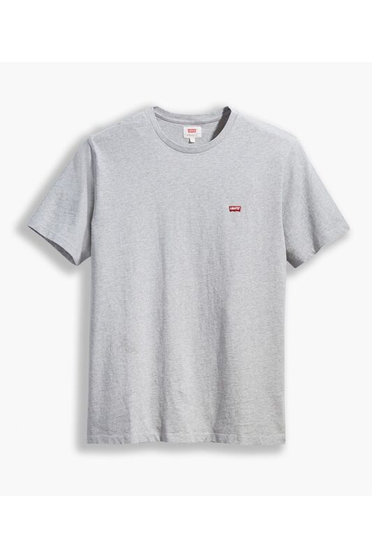 THE ORIGINAL TEE COTTON + PATCH EMBROID Erkek Gri T-Shirt - 17164