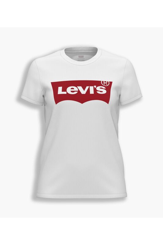 THE PERFECT TEE TR SPORTSWEAR LOGO WHIT Kadın Bej T-Shirt - 17369