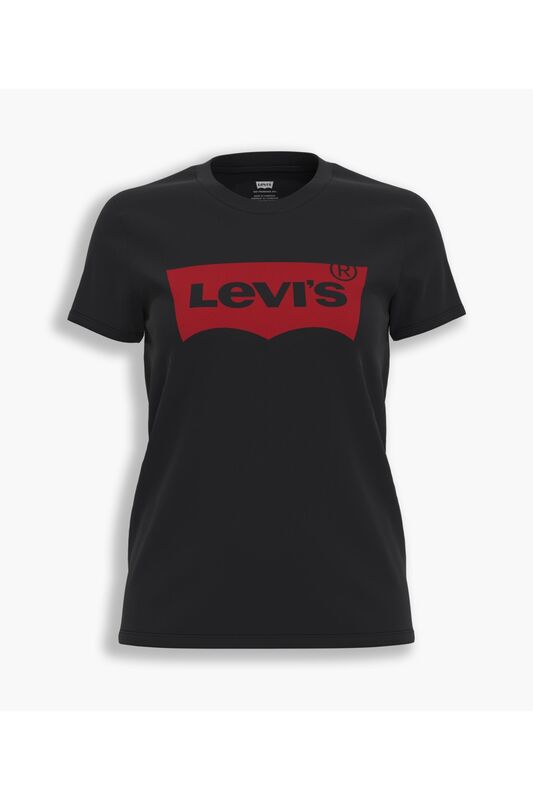 THE PERFECT TEE TR SPORTSWEAR LOGO WHIT Kadın Siyah T-Shirt - 17369