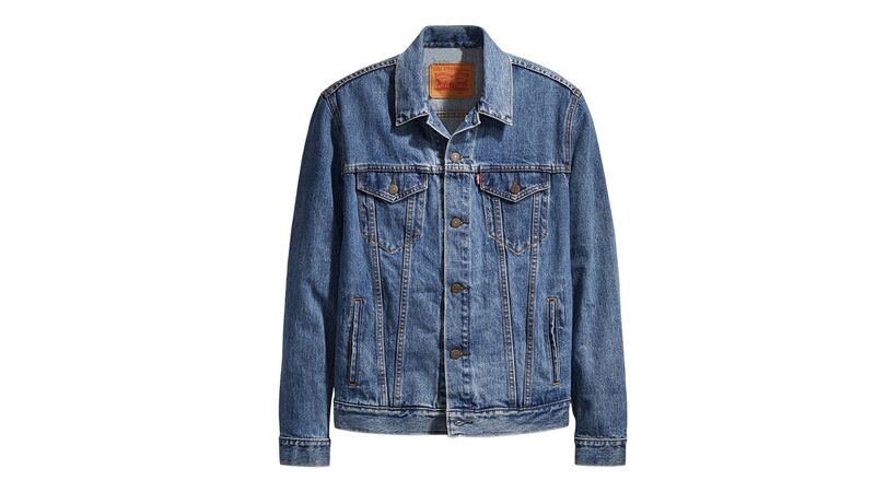 THE TRUCKER JACKET ROCKRIDGE TRUCKER Erkek Mavi Denim Ceket - 72334