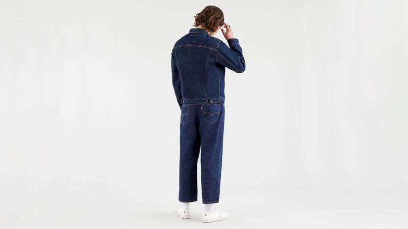 THE TRUCKER JACKET ROCKRIDGE TRUCKER Erkek Mavi Denim Ceket - 72334