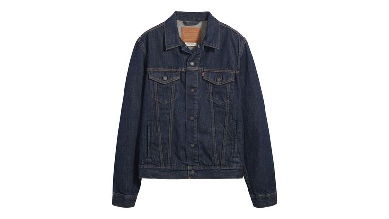 THE TRUCKER JACKET ROCKRIDGE TRUCKER Erkek Mavi Denim Ceket - 72334