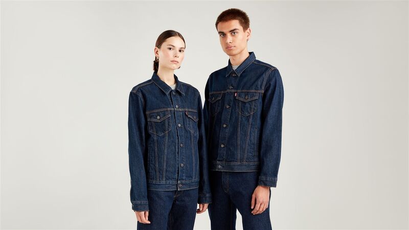 THE TRUCKER JACKET ROCKRIDGE TRUCKER Erkek Mavi Denim Ceket - 72334