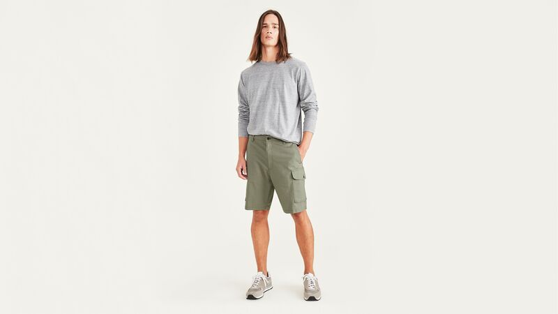 Dockers - TIER 3 CARGO SHORT CAMO Erkek Yeşil Şort - A1753