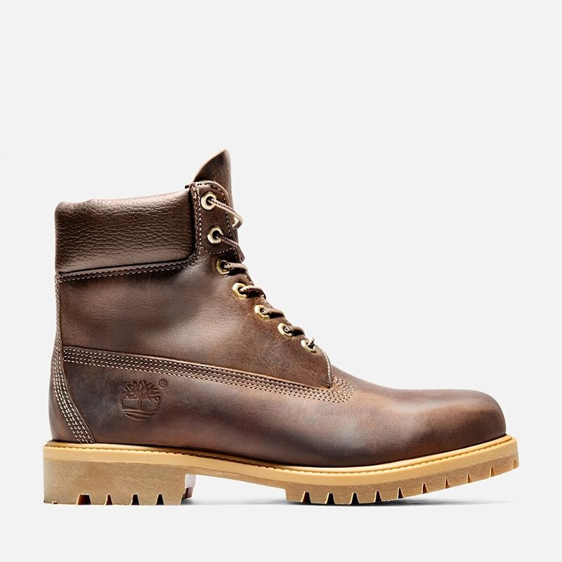 Timberland - Timberland Premium 6 INCH LACE UP WATERP Erkek Kahverengi Bot - TB127097