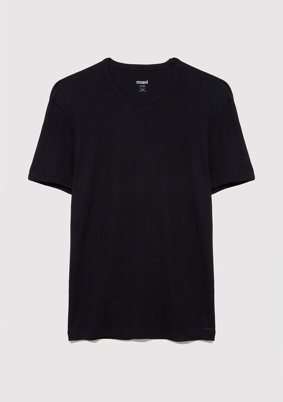 TİŞÖRT Erkek Beyaz Basic T-Shirt - M063747