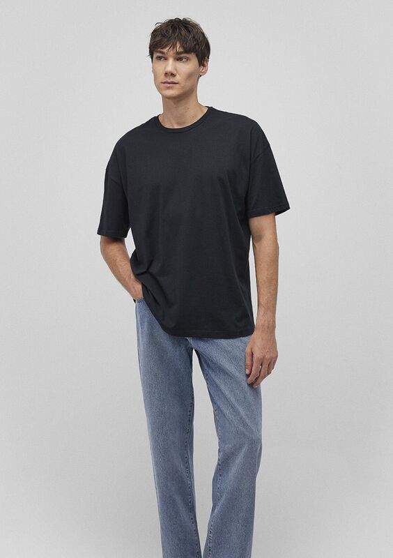 TİŞÖRT Erkek Beyaz Basic T-Shirt - M066902