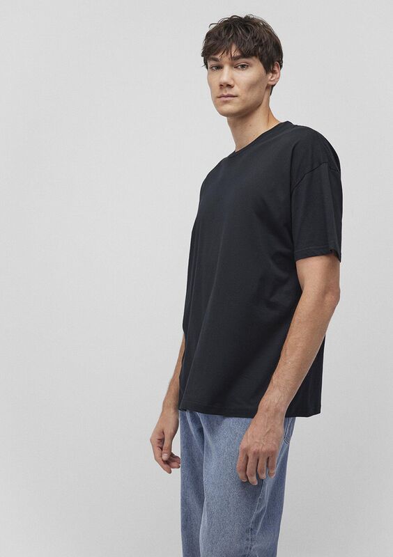TİŞÖRT Erkek Beyaz Basic T-Shirt - M066902