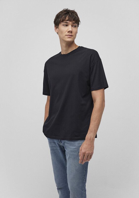 TİŞÖRT Erkek Siyah Basic T-Shirt - M066902