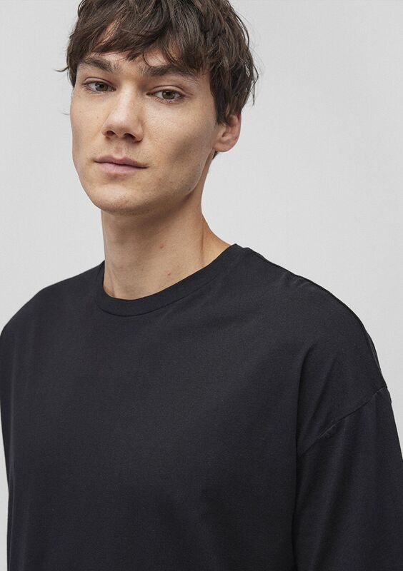TİŞÖRT Erkek Siyah Basic T-Shirt - M066902