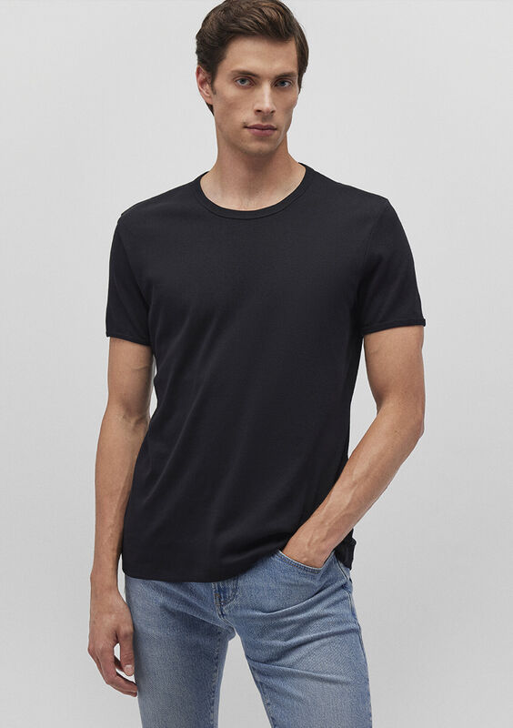 TİŞÖRT Erkek Siyah T-Shirt - M063747