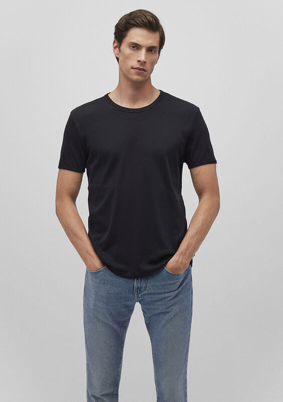 TİŞÖRT Erkek Siyah T-Shirt - M063747