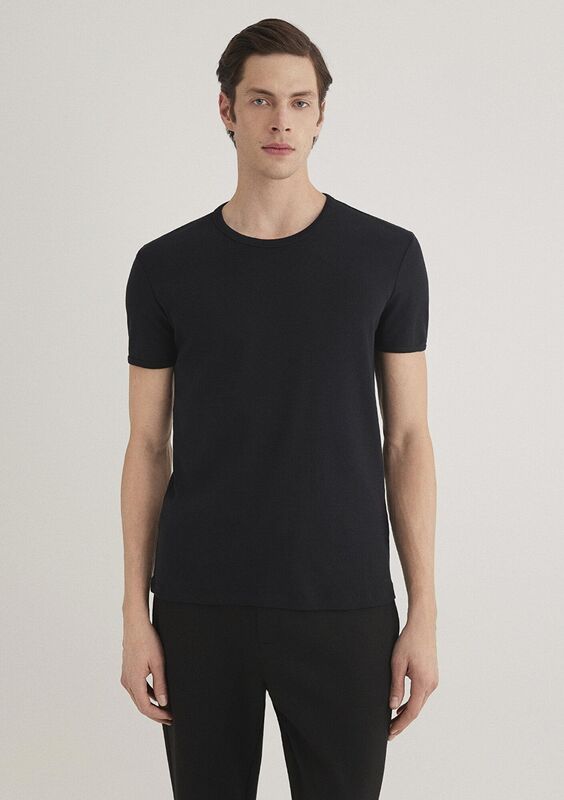 TİŞÖRT Erkek Siyah T-Shirt - M063747