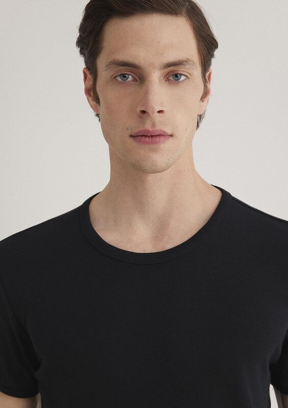TİŞÖRT Erkek Siyah T-Shirt - M063747