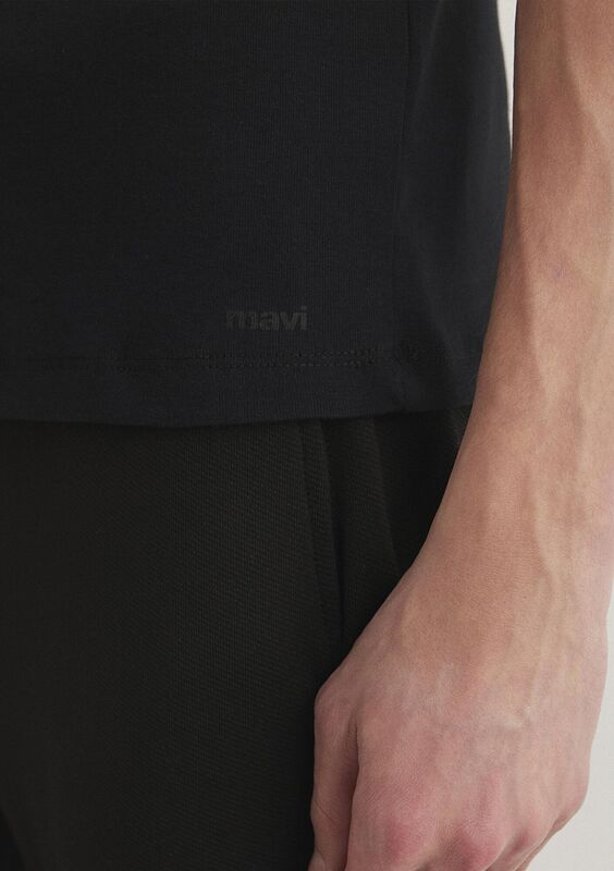 TİŞÖRT Erkek Siyah T-Shirt - M063747