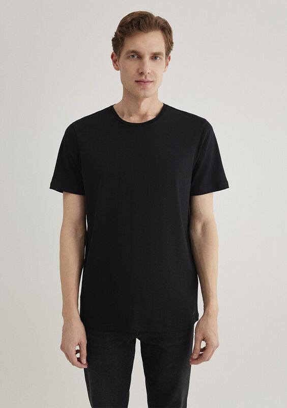 TİŞÖRT Siyah Erkek Siyah Basic T-Shirt - M065574 TİŞÖRT Siyah Erkek Siyah Basic T-Shirt - M065574