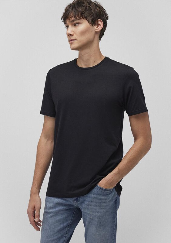TİŞÖRT Siyah Erkek Siyah Basic T-Shirt - M065574