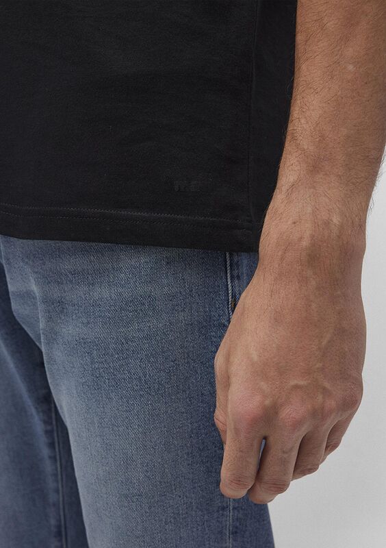 TİŞÖRT Siyah Erkek Siyah Basic T-Shirt - M065574