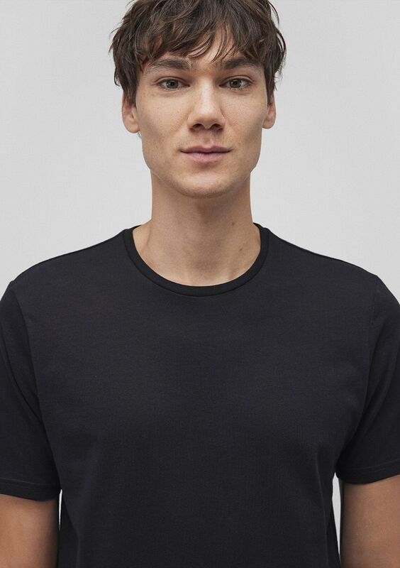 TİŞÖRT Siyah Erkek Siyah Basic T-Shirt - M065574