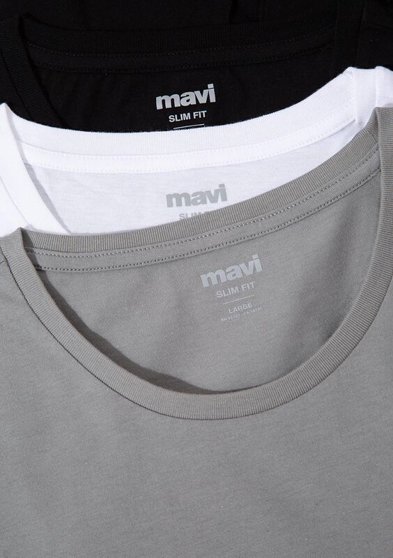 TİŞÖRT Siyah Erkek Siyah Basic T-Shirt - M065574