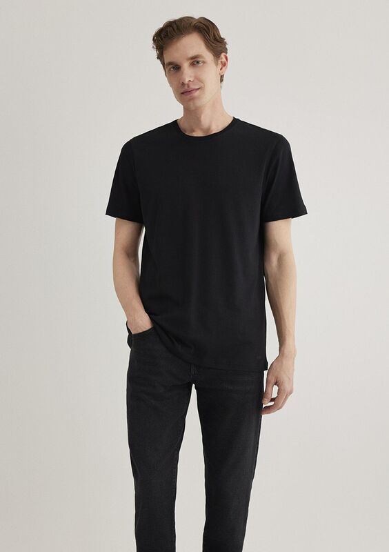 TİŞÖRT Siyah Erkek Siyah T-Shirt - M065574