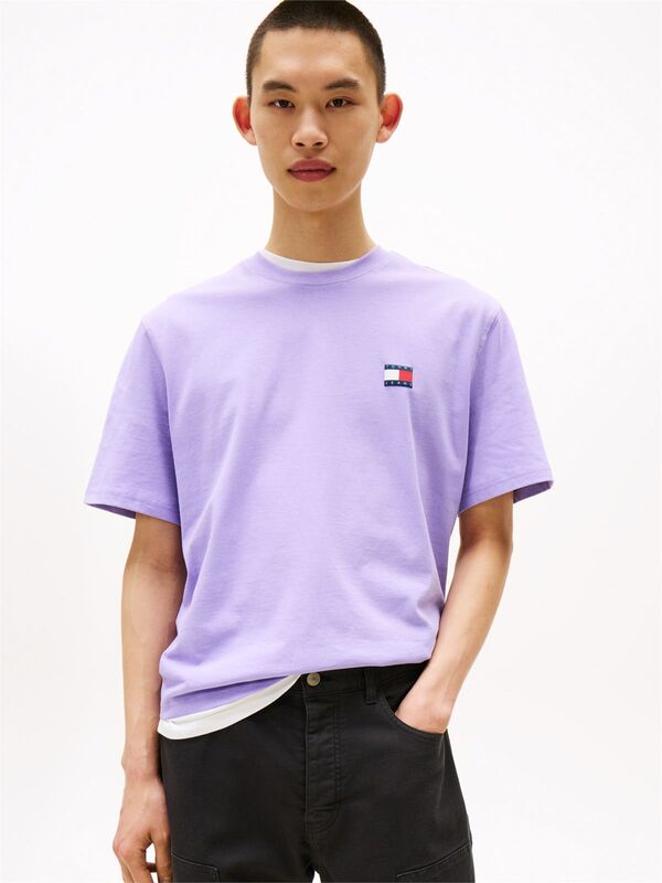 TJM 90S POP COL NW CLSC T EXT Erkek Mor T-Shirt - DM0DM21785