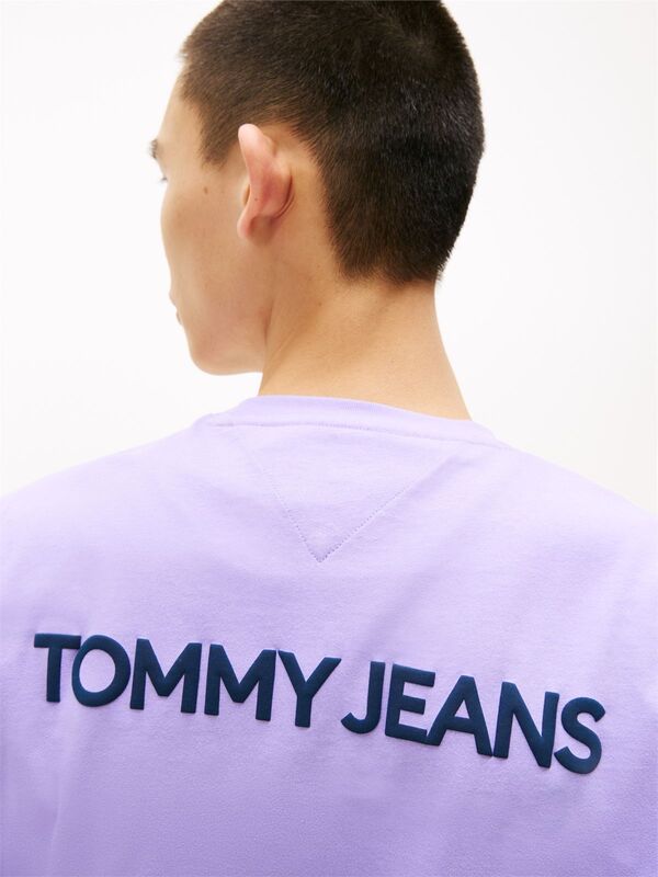 TJM 90S POP COL NW CLSC T EXT Erkek Mor T-Shirt - DM0DM21785