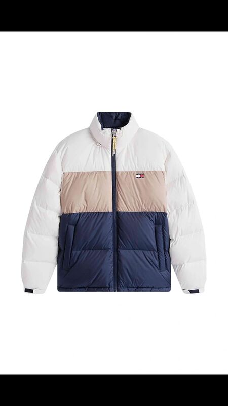 TJM ALASKA DOWN CLBK PUFFER Erkek Beyaz Mont - DM0DM22117