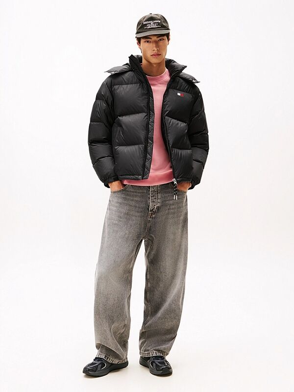 TJM ALASKA DOWN PUFFER EXT Erkek Siyah Mont - DM0DM22036