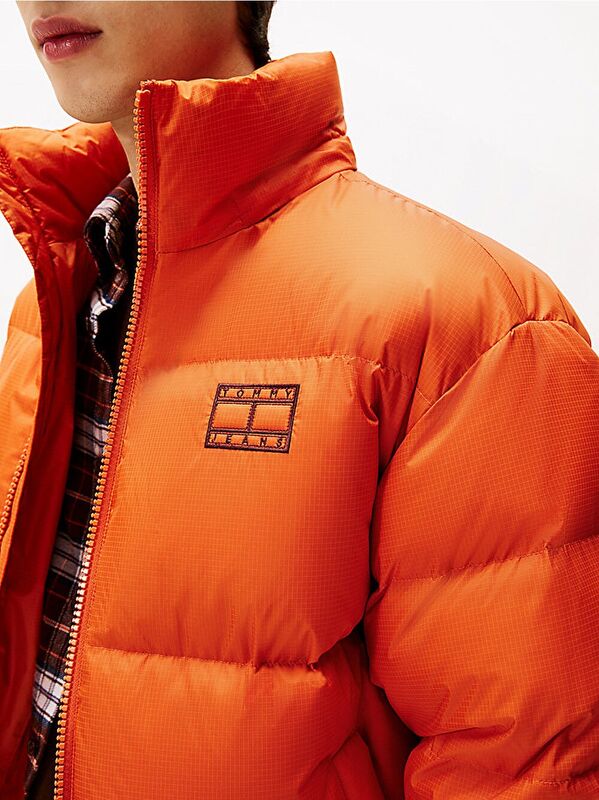 TJM ALASKA DOWN PUFFER EXT Erkek Turuncu Mont - DM0DM22036
