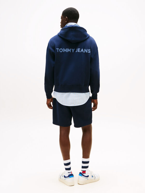 TJM CRP NEW CLASSICS ZIP THR Erkek Mavi Sweatshirt - DM0DM21626