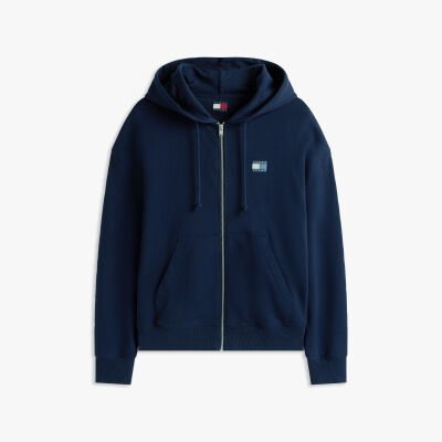 TJM CRP NEW CLASSICS ZIP THR Erkek Mavi Sweatshirt - DM0DM21626