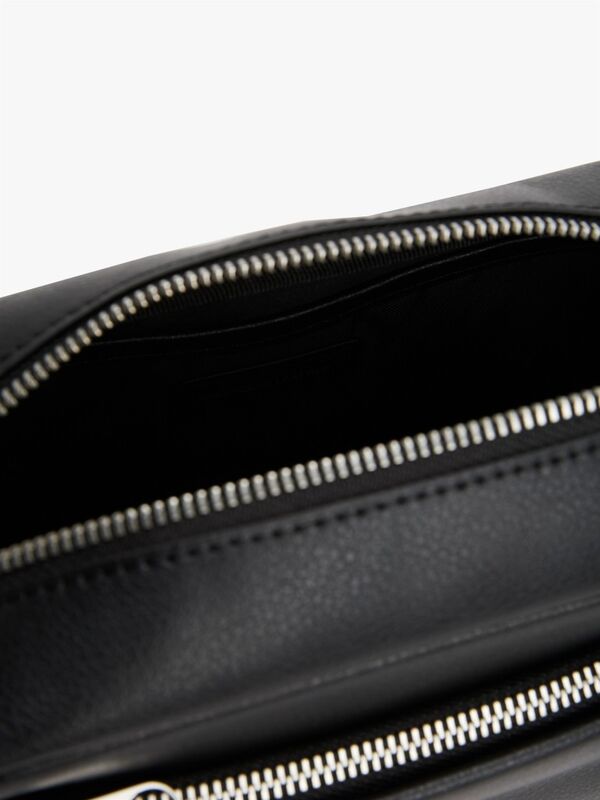 TJM HERITAGE LEATHER WASHBAG Erkek Siyah Çanta - AM0AM12963