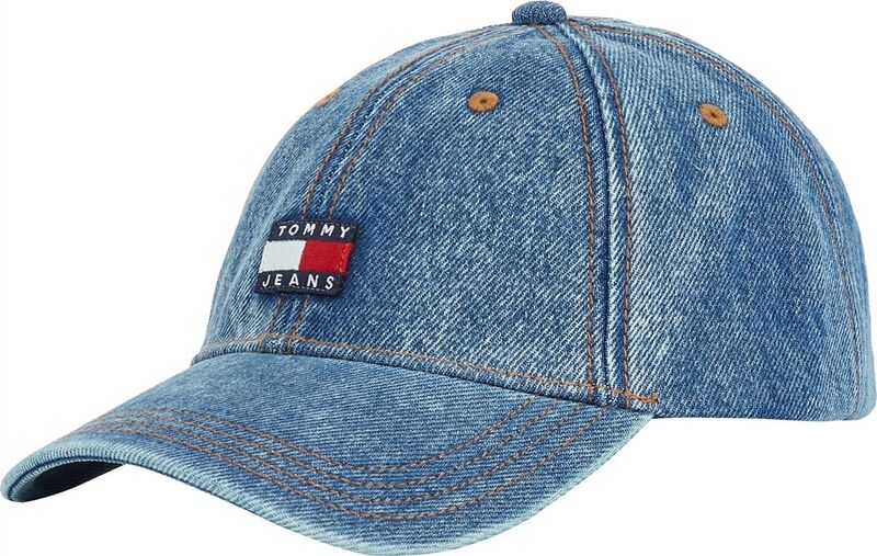 TJM HERITAGE MID DENIM CAP Erkek Mavi Şapka - AM0AM13288