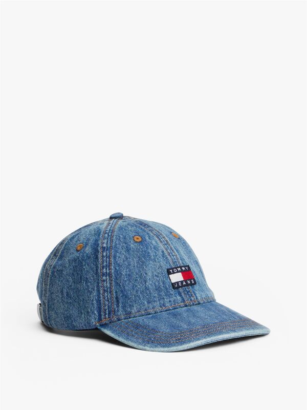 TJM HERITAGE MID DENIM CAP Erkek Mavi Şapka - AM0AM13288