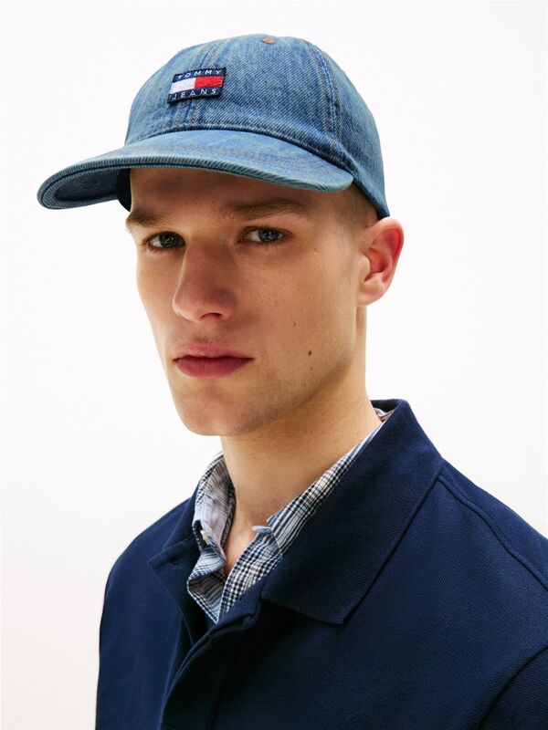 TJM HERITAGE MID DENIM CAP Erkek Mavi Şapka - AM0AM13288
